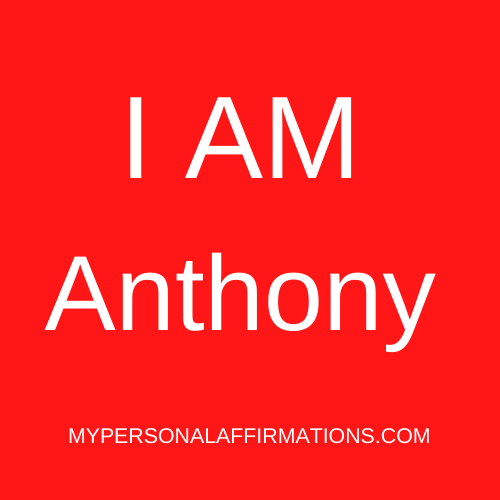 I AM Anthony