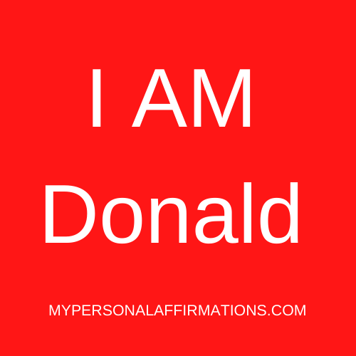 I AM Donald