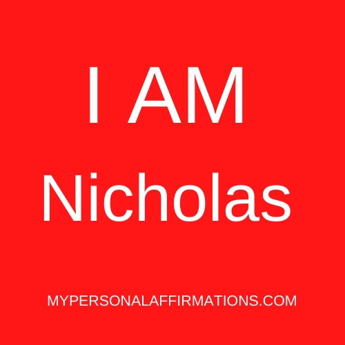 I AM Nicholas