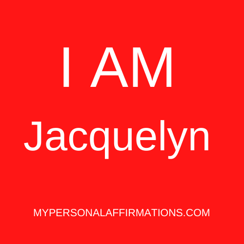 I AM Jacquelyn