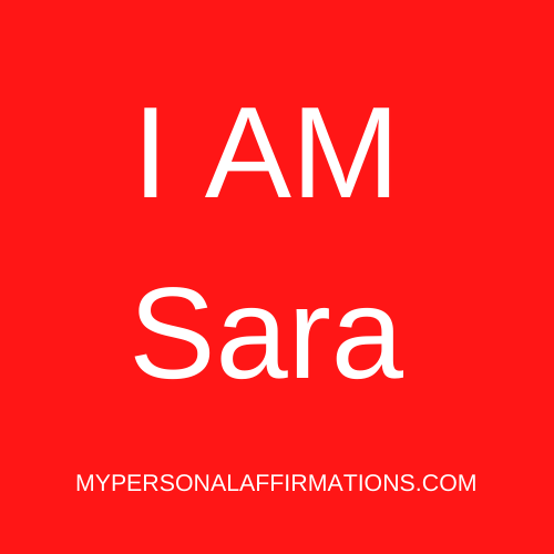 I AM Sara