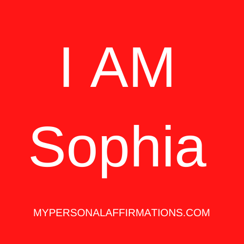 I AM Sophia