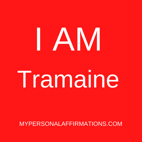 I AM Tramaine