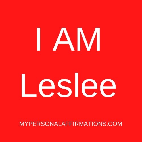 I AM Leslee